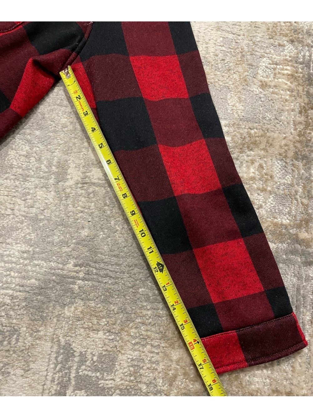 Lands' End Women's Buffalo Plaid Shacket Shirt Jacket Soft & Cozy Size 1X 16-18W - Picture 11 of 12